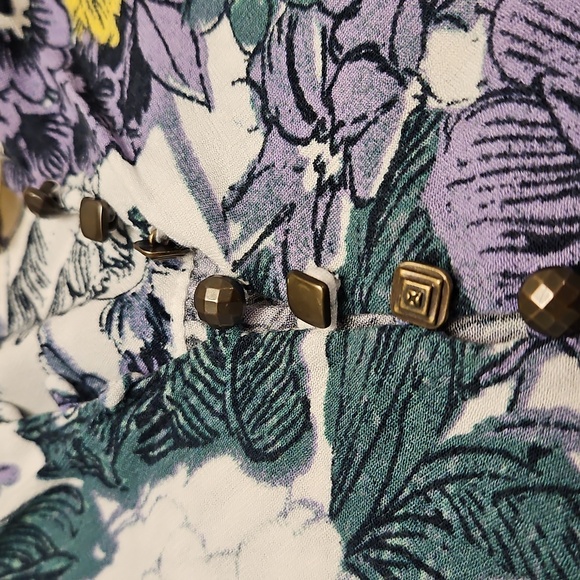 Anthropologie MAEVE Floral Print Bohemian Style Popover Top, size XL - Picture 13 of 13